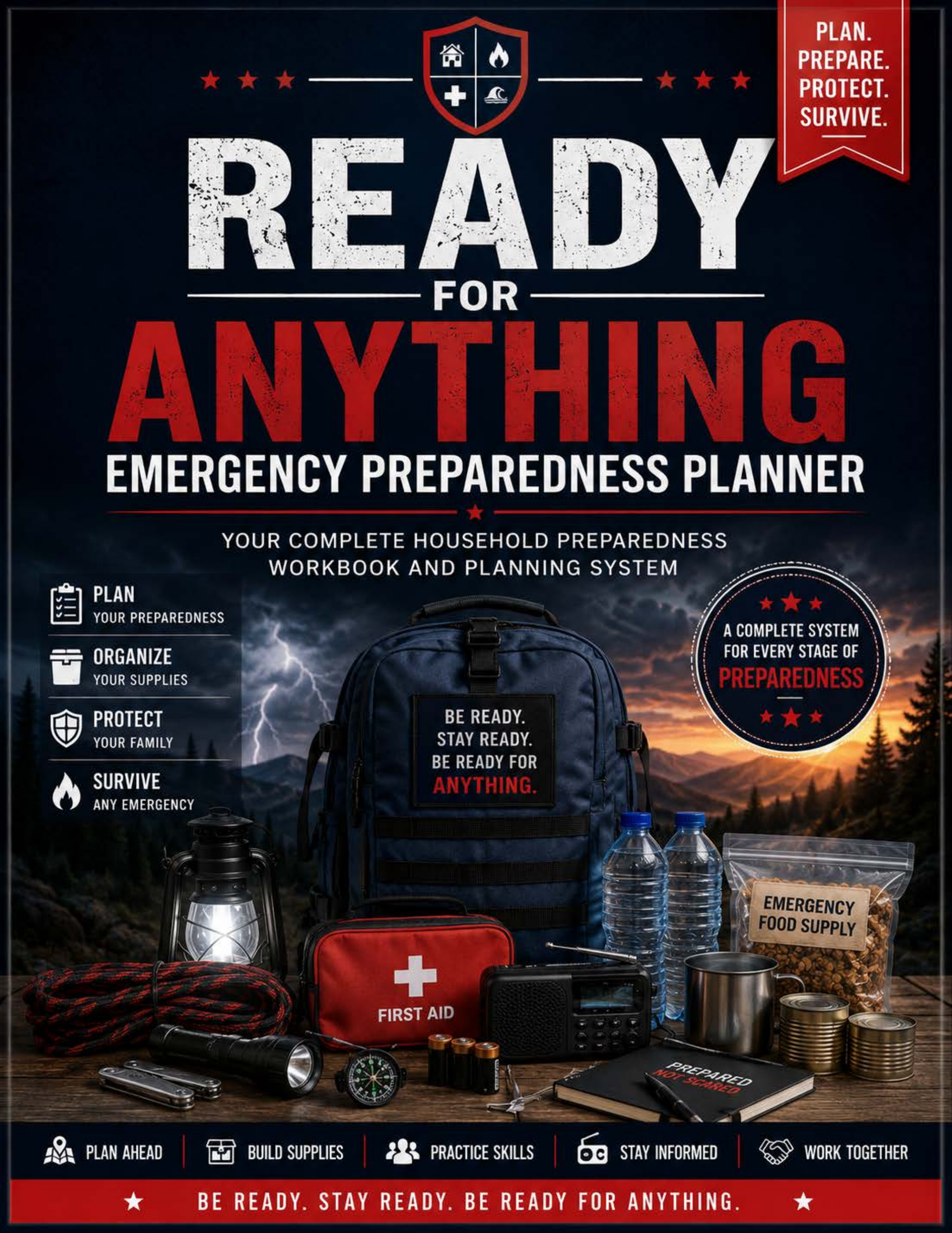 Ready For Anything Emergency Preparedness Planner cover