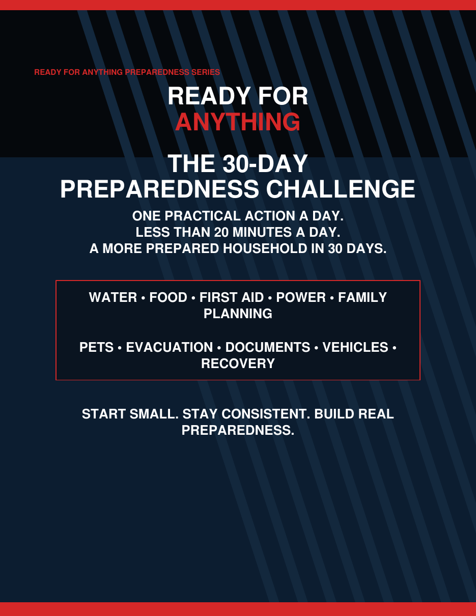 30-Day Preparedness Challenge cover